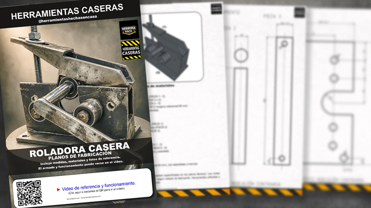Planos PDF de herramientas caseras para herrería