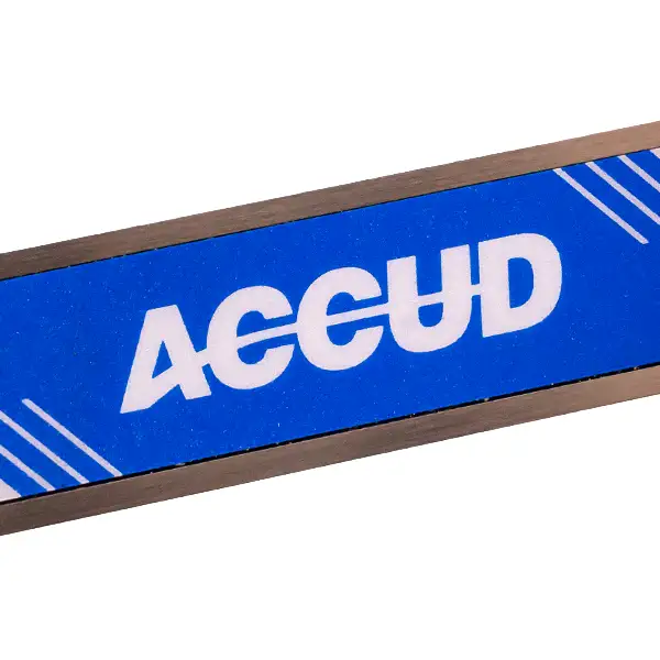 logo de la marca accud de herramientas de medición