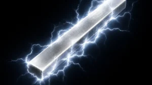 barra de plata como conductor de electricidad