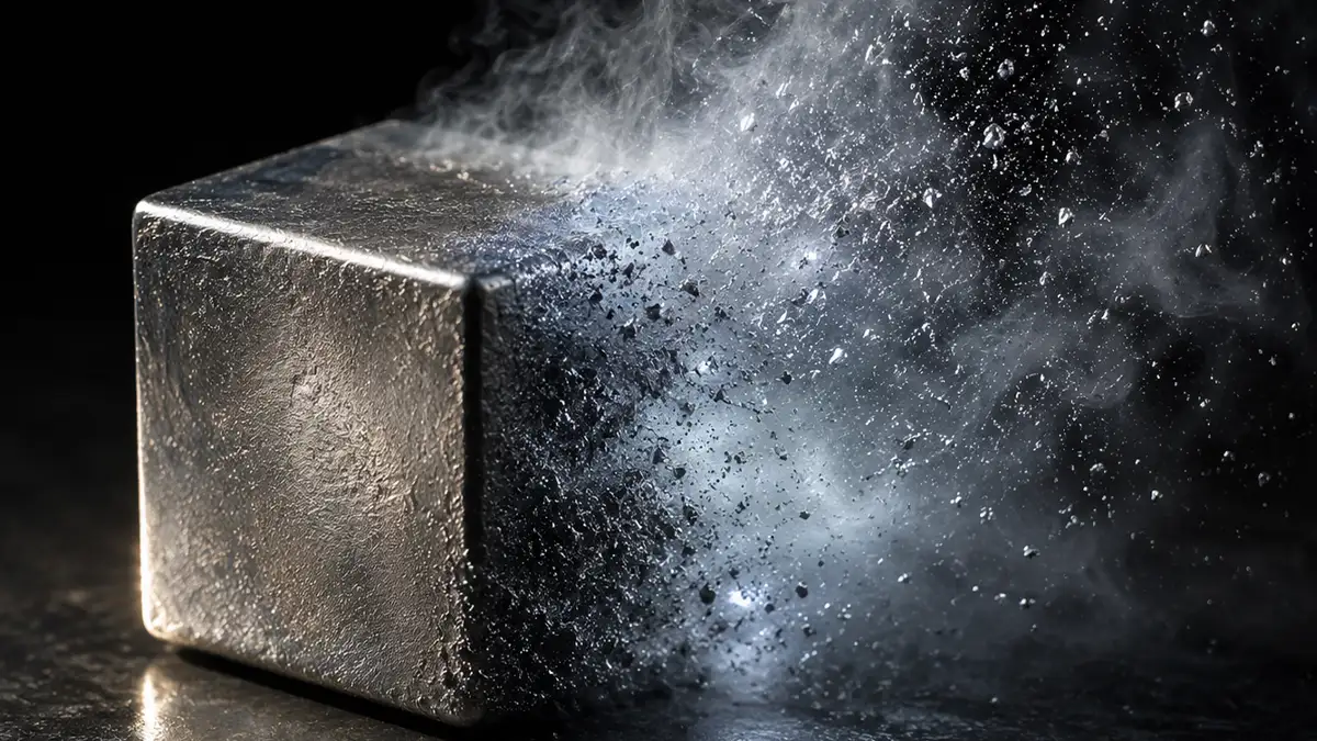 metal vaporizándose