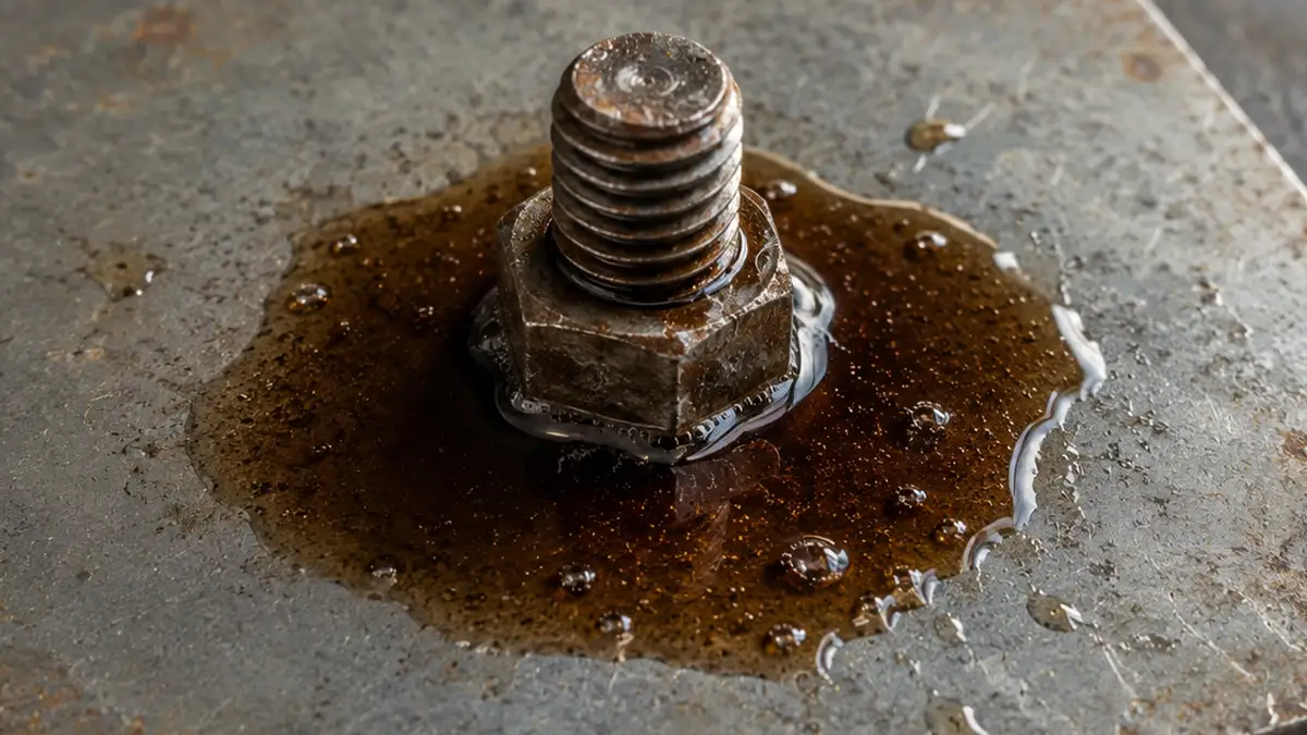 tuerca con coca cola