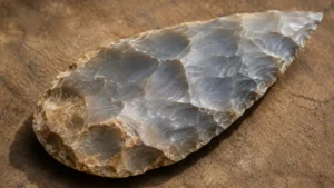 herramienta primitiva hecha de sílex