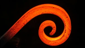 rulo forjado al rojo vivo
