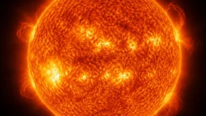 superficie del sol representación grafica