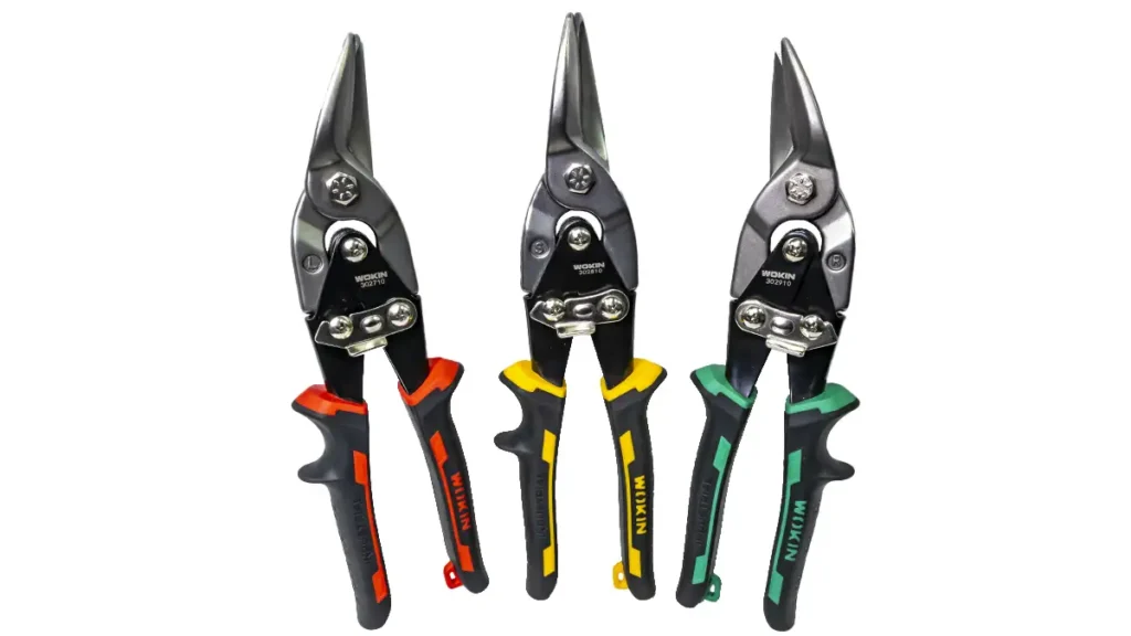 tijeras wokin para cortar chapa conjunto ideal para cortar chapa roja tijera izquierda, amarilla tijera de corte recto y derecha verde